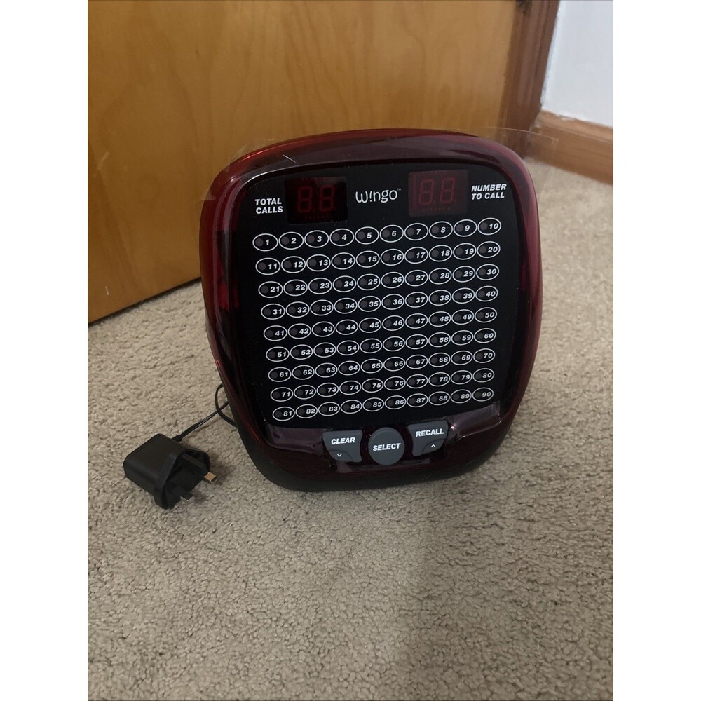 Wingo 4 Bingo Machine – Digital Display for Audience – Electronic Caller